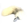 Cross Fox Tail Metal Anal Plug Toy