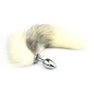 Cross Fox Tail  Metal Anal Plug Toy