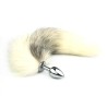 Cross Fox Tail Metal Anal Plug Toy