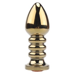 Screw Golden Anal Beads