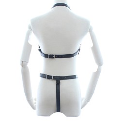 Leather Harness w/ Removable Bra