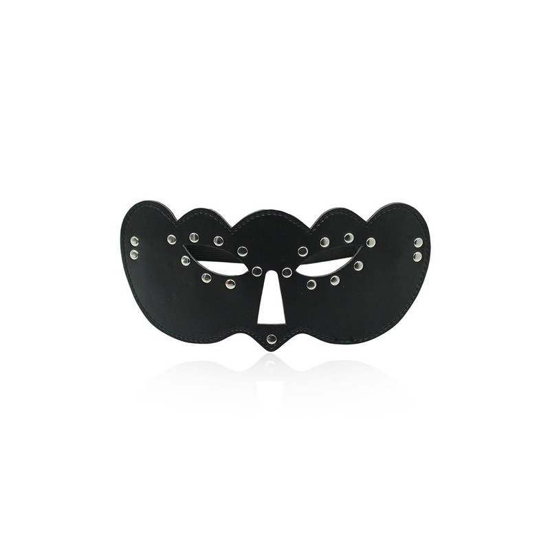 Black Bandit Mask with elastic webbing