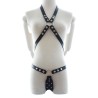 Power Body Harness With Chastity Belt