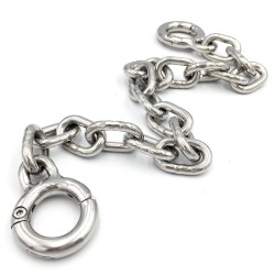Stainless Steel Toe Cuffs With Chain