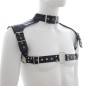 Neck Collar Body Harness Leather Straps