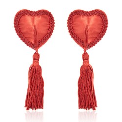 Heart Breaker  Lace Nipple Pasties With Tassels