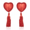 Heart Breaker Lace Nipple Pasties With Tassels