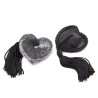 Heart Breaker Lace Nipple Pasties With Tassels
