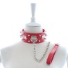 Collar Lockable With Full Spikes