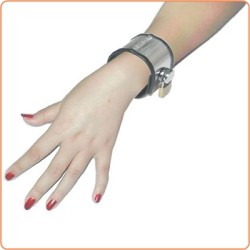 Rapture Stainless Steel Band Wrist Shackles