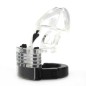 Adjustable Male Cock Cuff Chastity Device - Clear