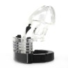 Adjustable Male Cock Cuff Chastity Device - Clear