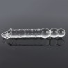 Three Ball Glass Phallus