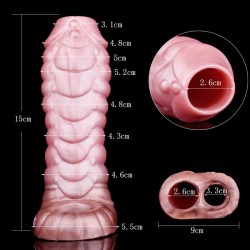 Mixed Color Dragon Penis Seeve