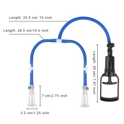 Double Cup Nipple Enhancement Pump