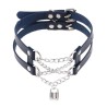 Double Lock Pendant Necklace
