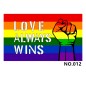D700 Love &amp; Peace Gay Pride Flag