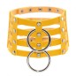 Four Rows Leather Bondage Collar