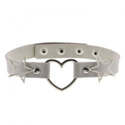 Heart Collar with Pentagram