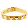 Love Heart Rivets Collar