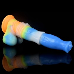 Triple Function Squirting Luminous Dildo - 04