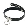 Cutout Heart Pendant Choker