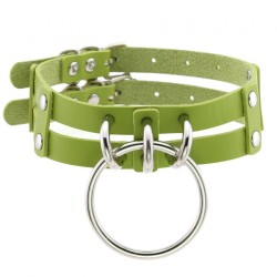 Punk Gothic Two Line Choker Neck Ring