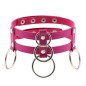 Double Row Circle Choker Necklace