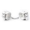Soft Leather Elastic Sponge Cuffs - Lock