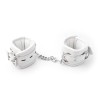 Soft Leather Elastic Sponge Cuffs - Lock