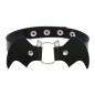 Bat Vampire Leather Collar