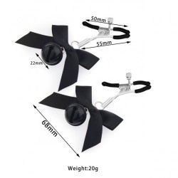 Bowknot Ring Bell Nipple Clamp