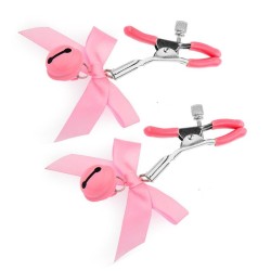 Bowknot Ring Bell Nipple Clamp