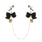 Ring Bell Bow Nipple Chain Clamp