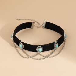 Chain Tassel Choker