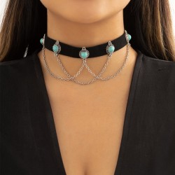 Chain Tassel Choker