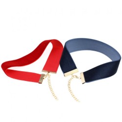 Flocked Webbing Choker