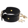 Golden Heart Lock Neck Necklace