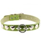 Rivet Heart Stud PU Collar