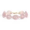 N304 14pcs Pink Lady Floral Collars