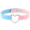 Double Color Metal Heart Collar Double Color Metal Heart Collar