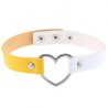 Double Color Metal Heart Collar Double Color Metal Heart Collar