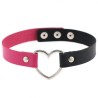 Double Color Metal Heart Collar Double Color Metal Heart Collar