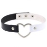 Double Color Metal Heart Collar Double Color Metal Heart Collar
