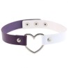 Double Color Metal Heart Collar Double Color Metal Heart Collar