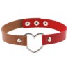 Double Color Metal Heart Collar Double Color Metal Heart Collar