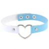 Double Color Metal Heart Collar Double Color Metal Heart Collar