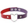 Double Color Metal Heart Collar Double Color Metal Heart Collar