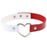Double Color Metal Heart Collar Double Color Metal Heart Collar