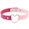 Double Color Metal Heart Collar Double Color Metal Heart Collar